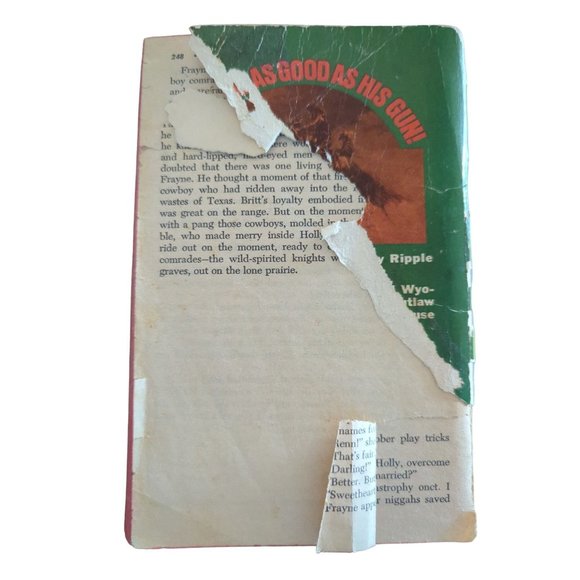 Paperback Book Knights of the Range Zane Grey Pocket Books Vintage Cowboy 1964 - Picture 3 of 4